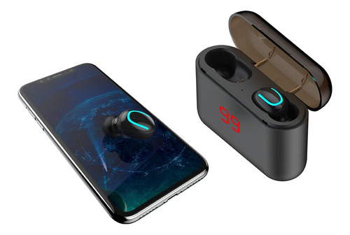 Imagen 2 de 6 de Hbq-q32 Tws Auriculares Bluetooth 5.0 Auriculares