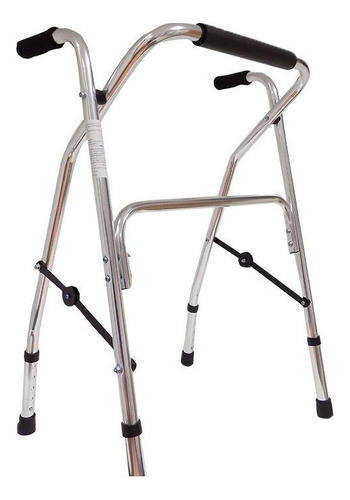 Andador Plegable Aluminio Ortopedico Anciano Tijera Regula