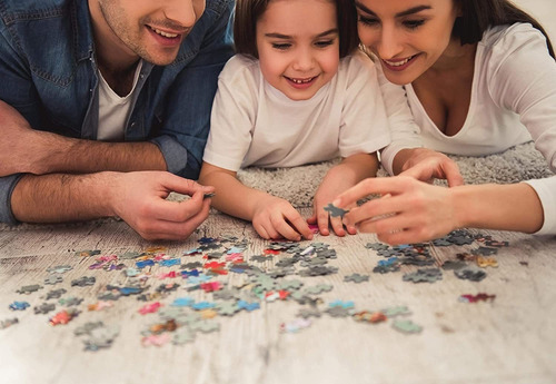 Imagen 5 de 8 de Puzzle Rompecabeza Educa Lata Sobre Lata Apilada 500 Piezas