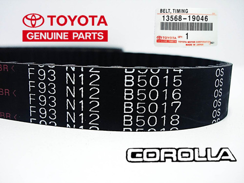 Imagen 3 de 4 de Correa Tiempo Toyota Corolla 1.6 1999 2000 2001 2002
