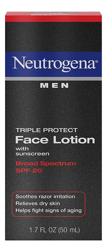 Neutrogena Men Triple Protect Face Lotion Spf20 Protector