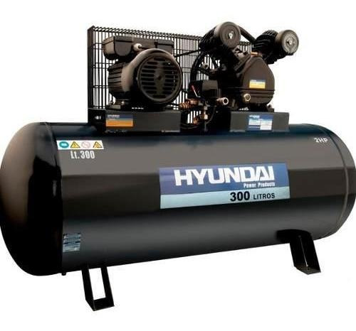 Compresor De Aire Hyundai 300l 5.5hp Trifasico  G P