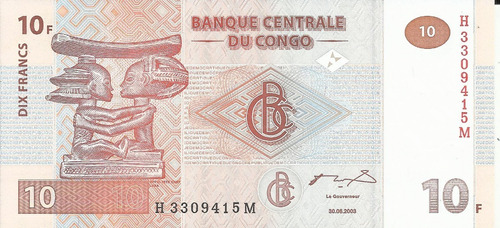 Congo 10 Fracos 2003