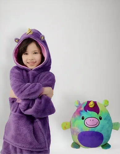 Poleron Con Capucha Peluches Niños Huggle Pets Chiporro