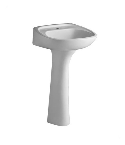Imagen 1 de 4 de Columna Pie Bacha Pileta Vanitory Porcelana Blanca Apoyo