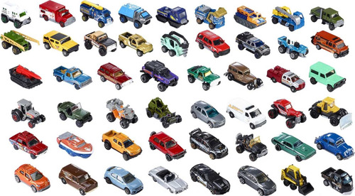 Matchbox Colección Cars, Juego De 50 Vehículos A Escala 1.