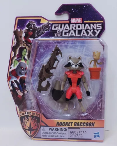 Marvel Guardianes De La Galaxia Rocket Raccoon Y Groot Bebe