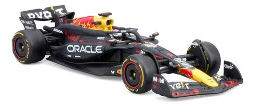 Escala Burago Auto F1 1:43 Red Bull 2024 Rb20 Verstappen #1 Cor azul escuro