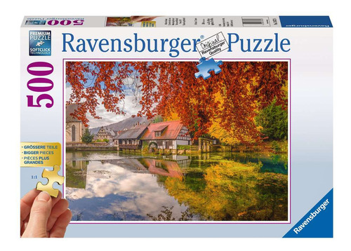 Rompecabezas Molino Lago Blautopf 500 Pzas Xxl Ravensburger