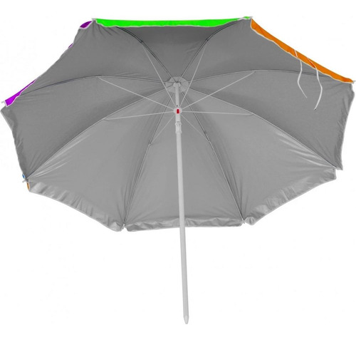 Kit Praia Guarda Sol + 2 Banquetas Dobraveis + Saca Areia
