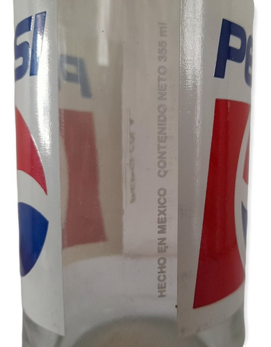 Botella De Vidrio De Pepsi De 355 Ml (Usado)