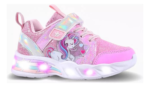 Zapatilla Unicornio Con Luz Led Footy Wow600