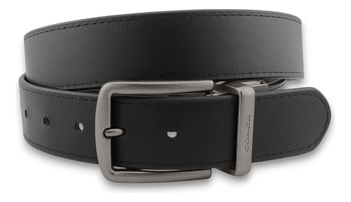 Cinturon Coach Signature Hombre Mujer Unisex Negro/hebilla Clasica M 110cm