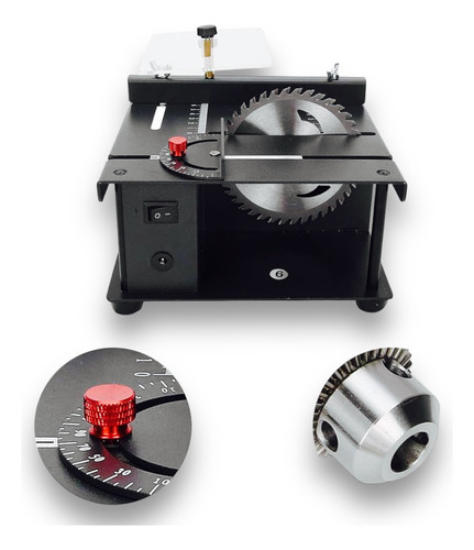 Mini Serra Bancada Hobby Multifuncional Turbo E Acessórios