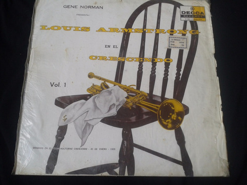 Lp Louis Armstrong En El Crescendo Vol 1