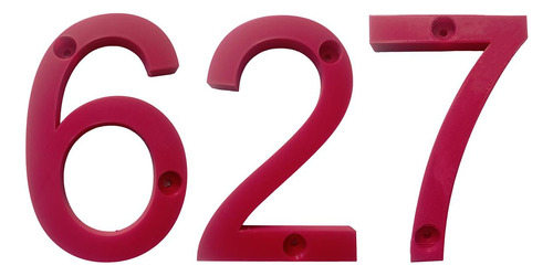 Números Para Oficina 3d, Mxdru-627, Número 627, 17.7cm Altur