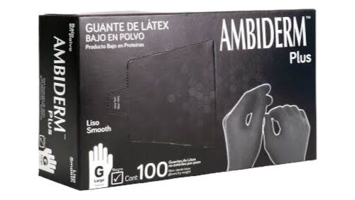 Guante Negro De Latex