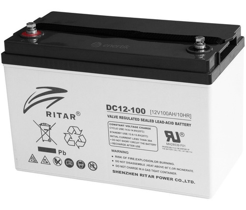 Batería Ciclo Profundo 100ah 12v Agm Ritar