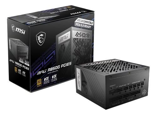 Fuente De Poder Msi Mpg A850g Pcie5 850w 80+ Gold Atx