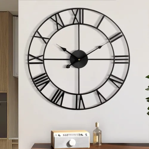 Reloj numeros romanos pared sale