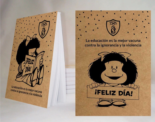 Souvenir Anotador Personalizado Nórdico Mafalda X32!!!