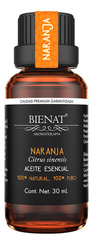 Aceite Esencial De Naranja 30 Ml 100% Natural 100% Puro