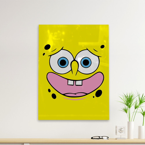 Cuadro Deco Bob Esponja Asustado (d0806 Boleto.store)