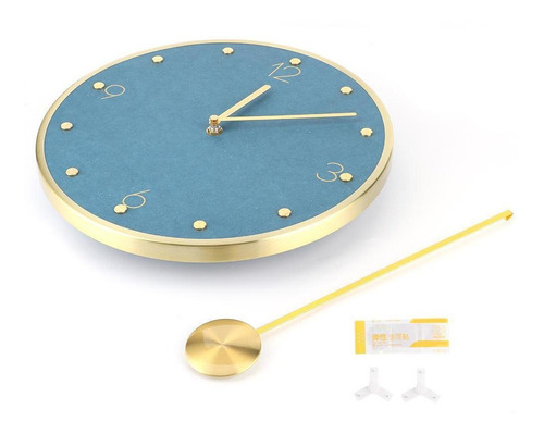 Imagen 2 de 6 de Simple Moderno Reloj Oscilante Con Péndulo Reloj De Pared D