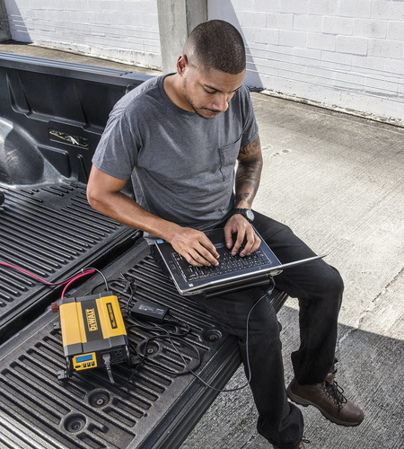 Inversor De Corriente Dewalt Dxaepi1000, Convertidor De Coch