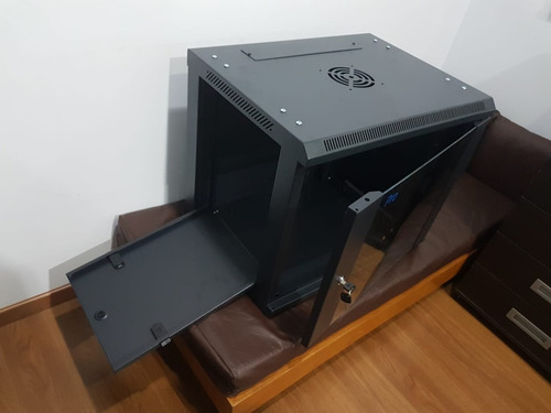 Imagen 4 de 7 de Rack De Red Mural 9u Unidades 19 Pulgadas 450mm Prof Prosoft