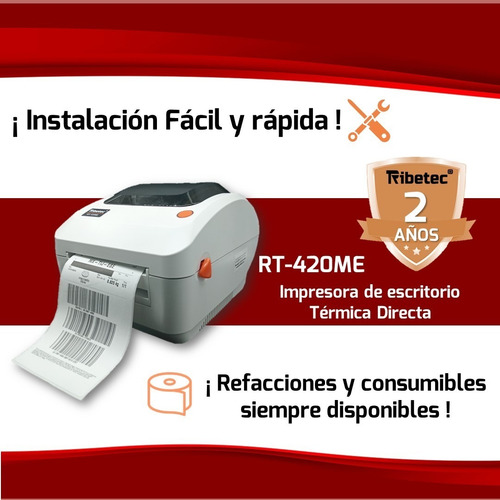Kit Impresora Etiquetas Térmica Códigos Mercado Full C/fact.