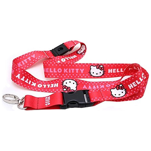 Cordón De Hello Kitty Licencia Clip Llavero