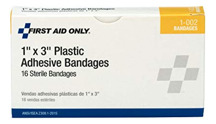 Vendajes Plásticos De 1-002 1  X 3  (paquete De Bddyv