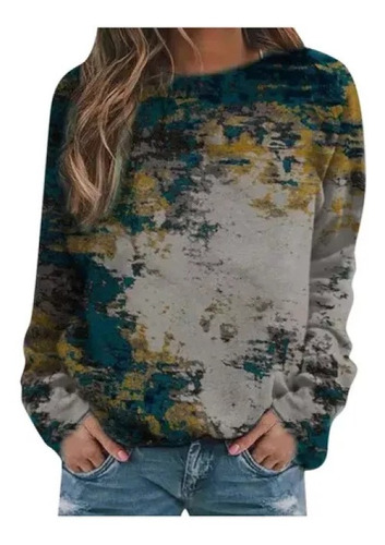 Sudaderas Mujer Camisetas Térmicas De Cuello Redondo