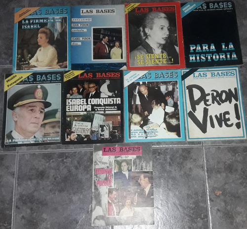 Lote De 8 Revistas Las Bases N°11-40-100-101-103-131-138-144
