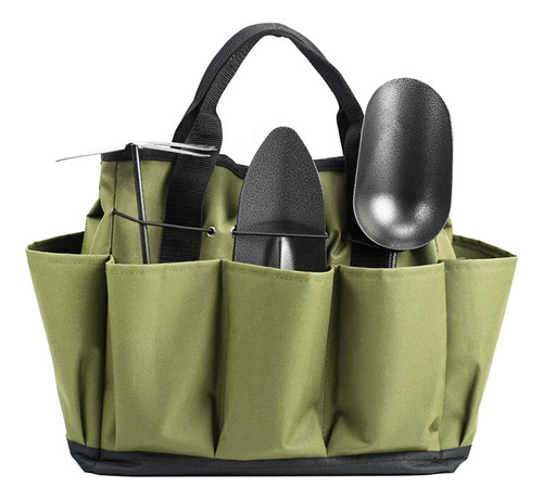 8 Pocket Gardening Tote Bag Gardening Tool Kit Organizer