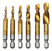 Comprar Juego De Brocas Combinadas, 6 Unidades, Brocas Métricas Hss