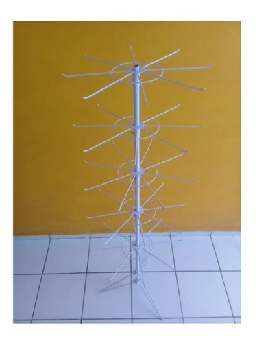 Imagen 3 de 4 de Gancho Blister Exhibidor Alto Giratorio Araña De Piso