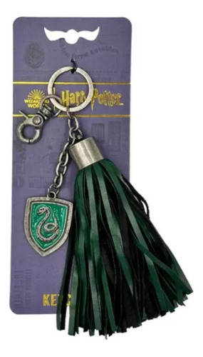 Chaveiro original de moda verde Harry Potter de metal sonserino
