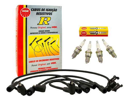 Kit Cables+bujias Ngk Renault R19 Clio 96/99 1.6i (inyeccion