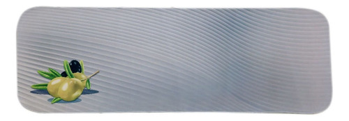 Tapete De Cozinha Vizapi 3d Olive 40x120cm Multicolorido Viz