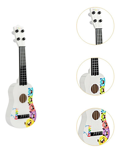 Ukulele Toy Small Guitar String Ajustable Instrumento