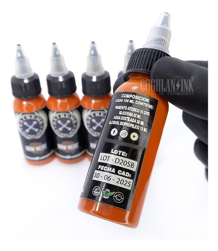 Imagen 2 de 7 de Tinta Tattoo Extreme Raw Meat X 1oz Tatuajes Tatuar