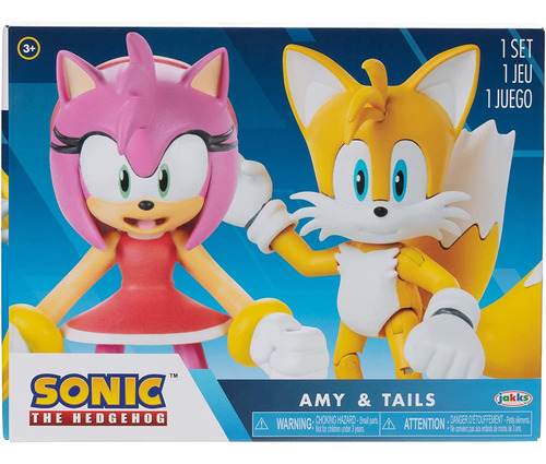 Figuras Sonic The Hedgehog, Miles Tails Y Amy Rose Original