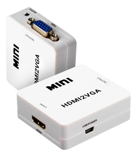 Adaptador Conversor Convertidor De Hdmi A Vga El Titan -jeux