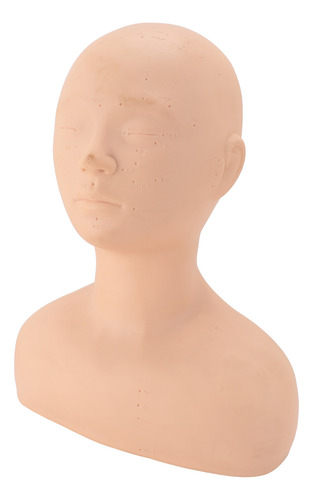 Cabeza De Maniquí De Acupuntura, Calva, Cosmetología, Silico