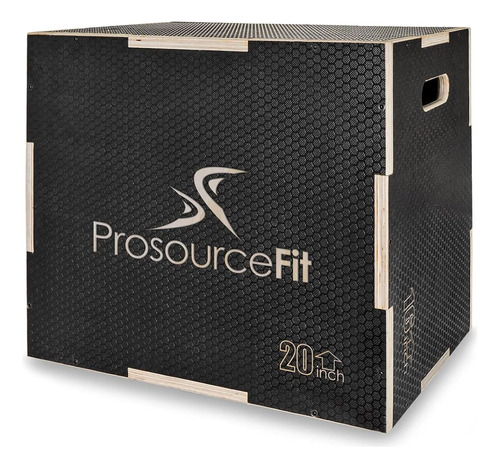 Prosourcefit 3-in-1 Wood Power Grip Caja De Salto Pliométric