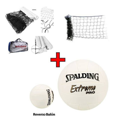 Mallas,red,voleibol + Balón Medida Oficial /forcecl