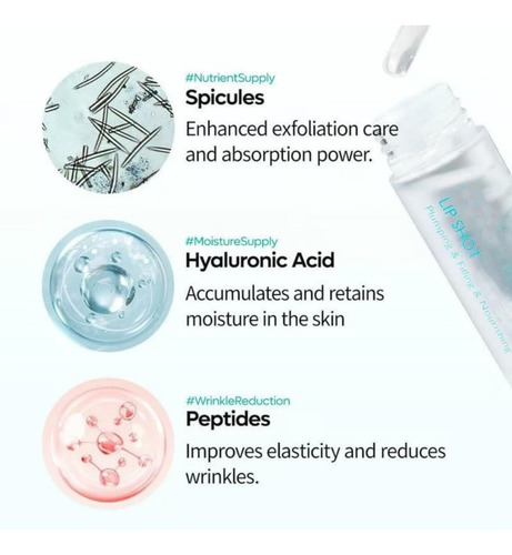 Spicule Plumping Lip Shot Hidratante Coreano De Larga Duraci