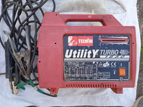 Soldadora Electrica Telwin Utility Turbo 1650 Italiana 140 A